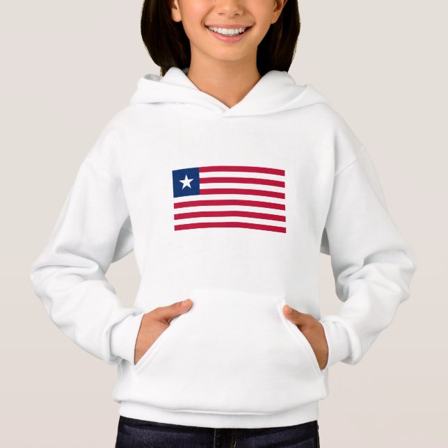 Liberia Flag Hoodie (Front)