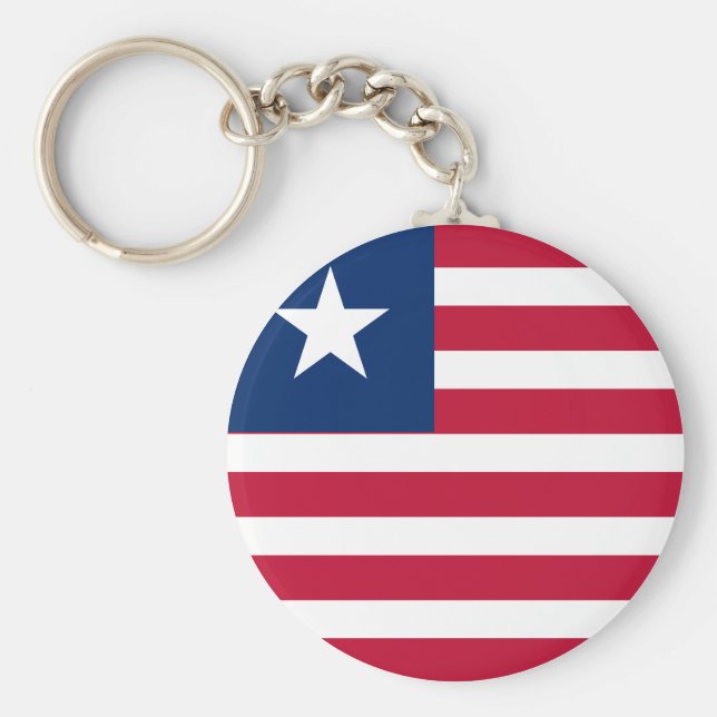 Liberia Flag Keychain (Front)