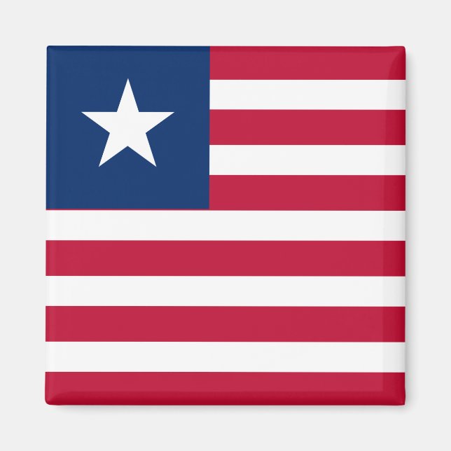 Liberia Flag Magnet (Front)