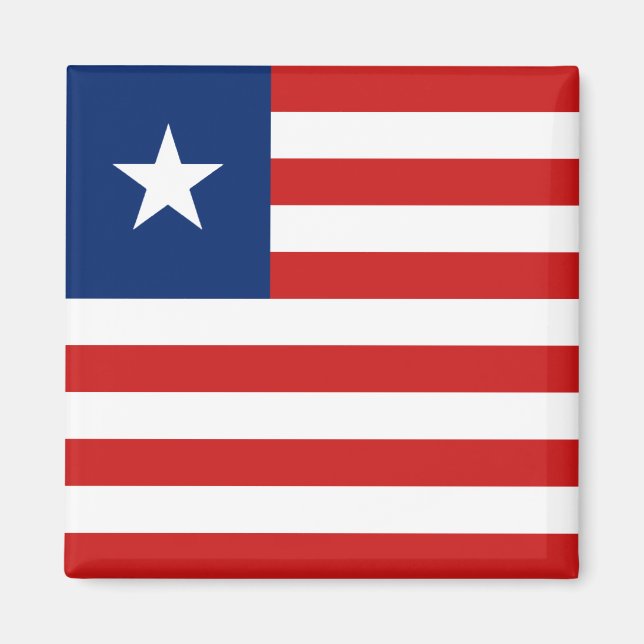 Liberia Flag Magnet (Front)