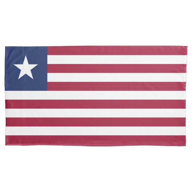Liberia flag pillow case (Front)