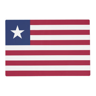 Liberia flag placemat