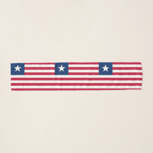 Liberia Flag Scarf