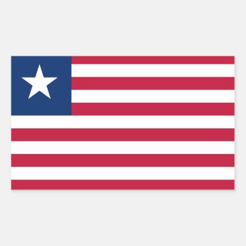 Liberia Flag Sticker