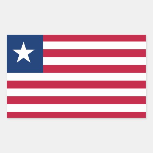 Liberia Flag Sticker