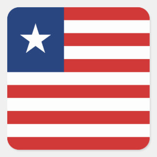 Liberia Flag Sticker