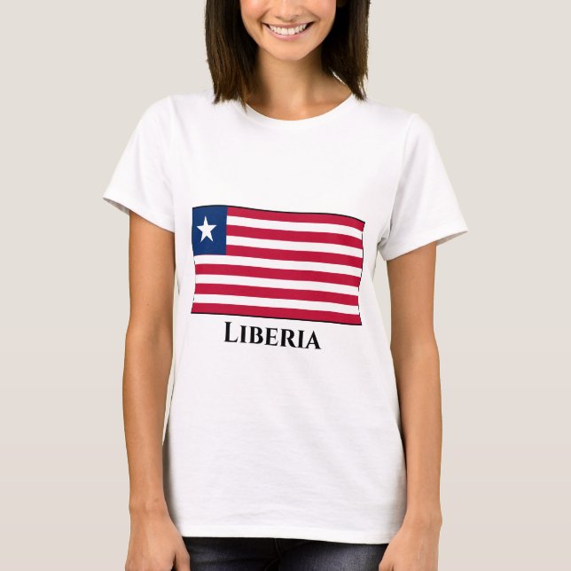 Liberia Flag T-Shirt (Front)