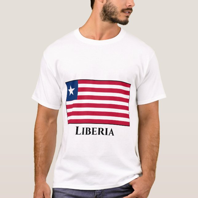 Liberia Flag T-Shirt (Front)