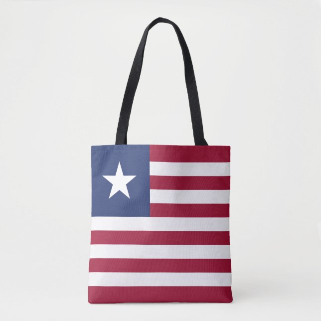 Liberia flag tote bag (Front)