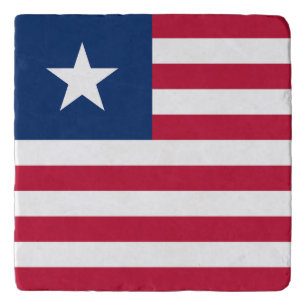 Liberia Flag Trivet