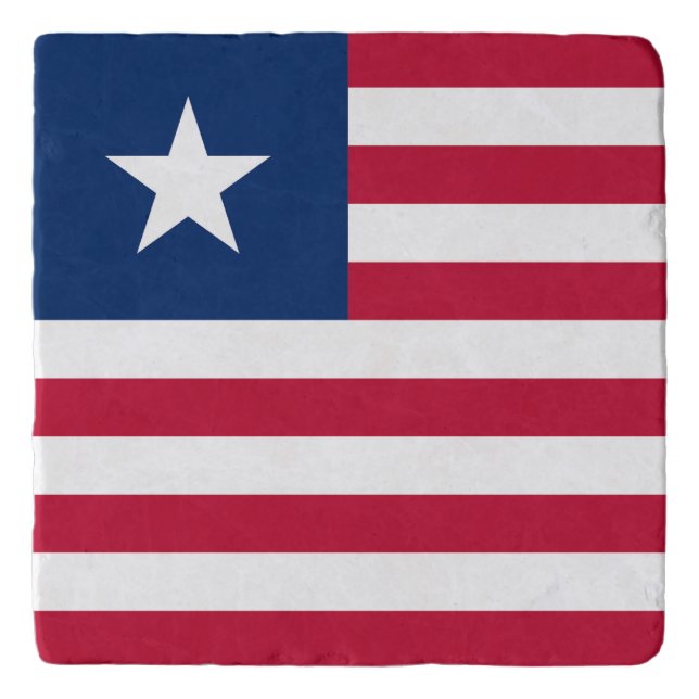 Liberia Flag Trivet (Front)