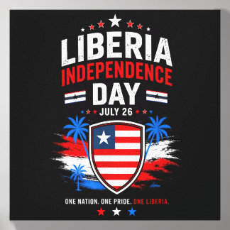 Liberia Independence Day July 26 Liberia Flag Canvas Photo Tile