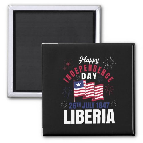Liberia Independence Day Liberia Liberian Flag  Magnet