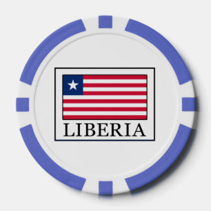 Liberia Poker Chips