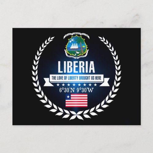 Liberia Postcard