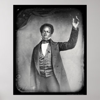 Liberian Ed J Roye Daguerreotype 1856 Poster
