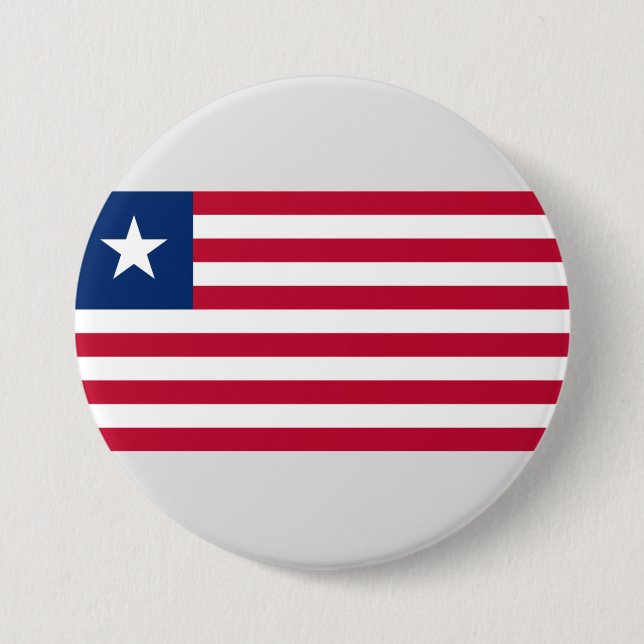 Liberian Flag (Liberia) Button (Front)