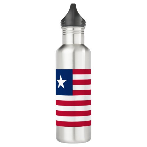 Liberian Flag Liberia Stainless Steel Water Bottle