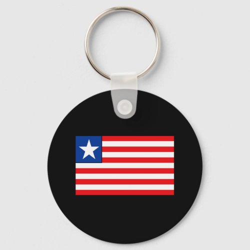 Liberian Flag T_shirts and Gifts Keychain