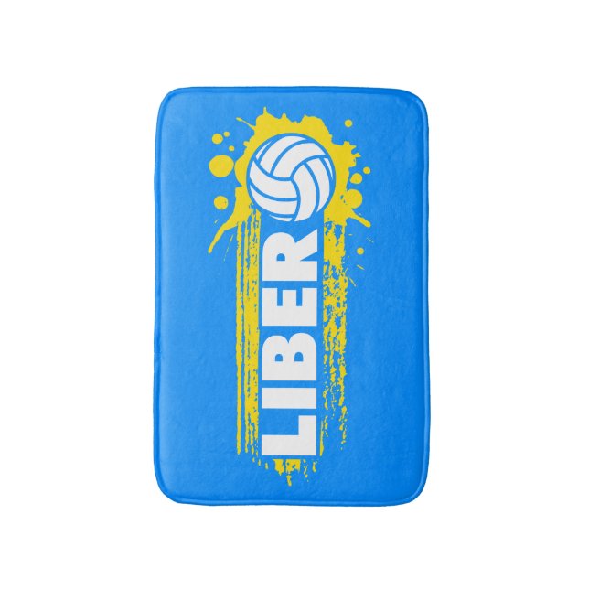 Diakritisch output Herinnering Libero Volleyball Bath Mat | Zazzle