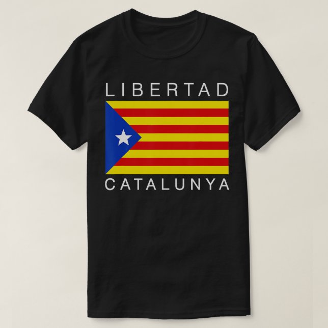 Libertad Catalunya Catalonia Independence T-Shirt (Design Front)