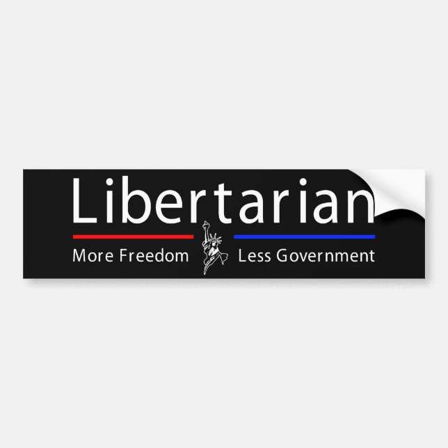 Libertarian Bumper Sticker (Front)