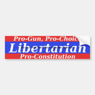 Libertarian Bumper Sticker