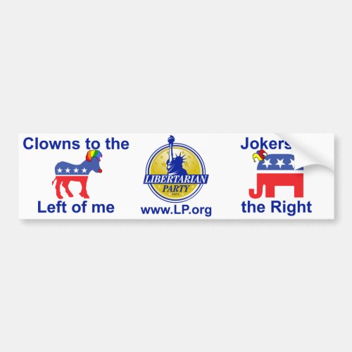 Libertarian bumper sticker