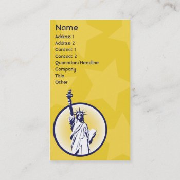 Libertarian - Business Business Card by pitneybowes at Zazzle