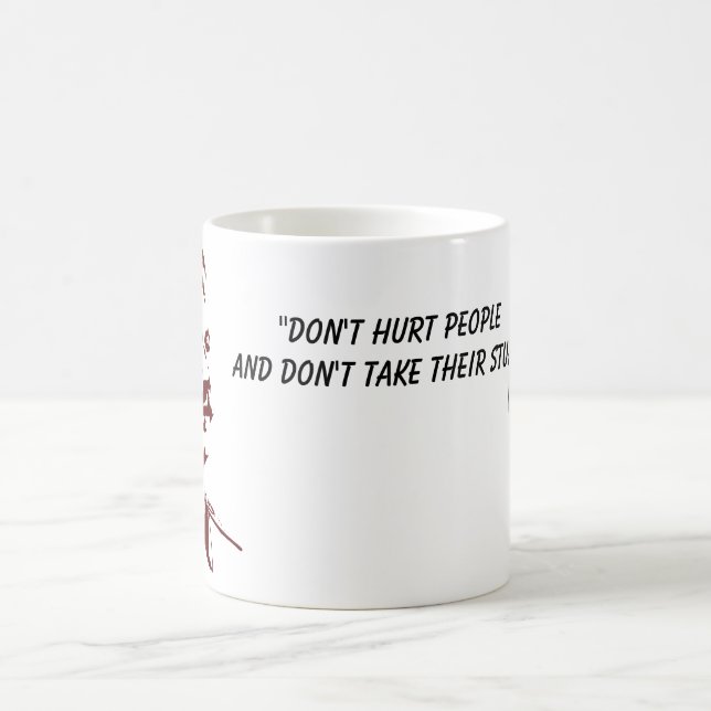 Libertarian Capitalist Ironic Funny Socialist Coffee Mug (Center)