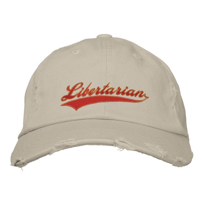 Libertarian Embroidered Hat (Front)