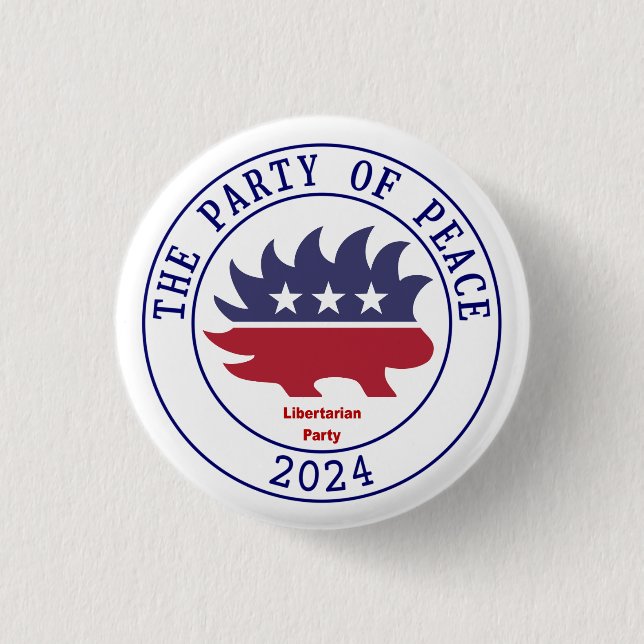 Libertarian Party in 2024 Button (Front)