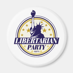 libertarian party logo magnet