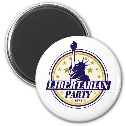 libertarian party logo magnet