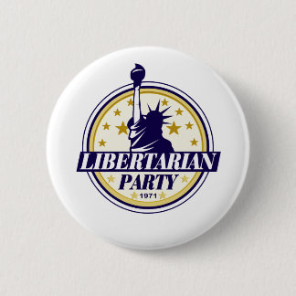 libertarian party logo pinback button