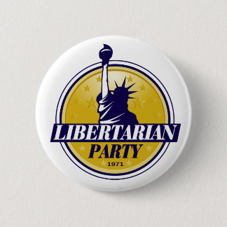 Libertarian Party Logo Pinback Button
