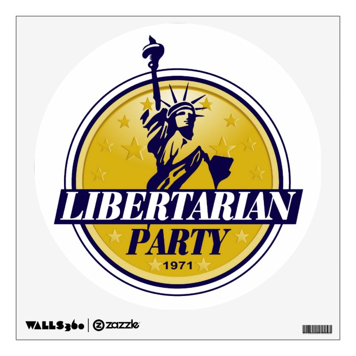 Libertarian Party Logo Politics Wall Stickers