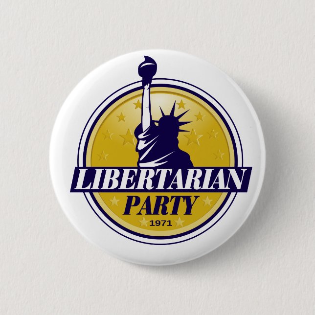 Libertarian Party Official Logo Button (Front)