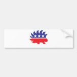 Libertarian Porcupine Bumper Sticker at Zazzle