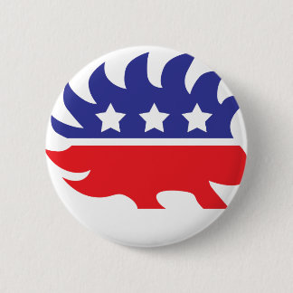 libertarian porcupine button