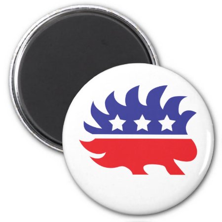 Libertarian Porcupine Magnet