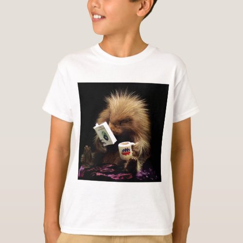 Libertarian Porcupine Mascot Civil Disobedience T_Shirt