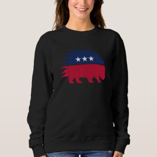 Libertarian Porcupine More Freedom Libertarian Sweatshirt