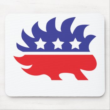 Libertarian Porcupine Mouse Pad by libertarianporcupine at Zazzle