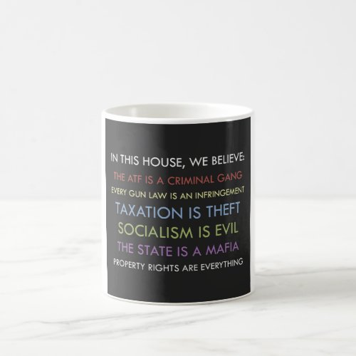 Libertarian We Believe Mug