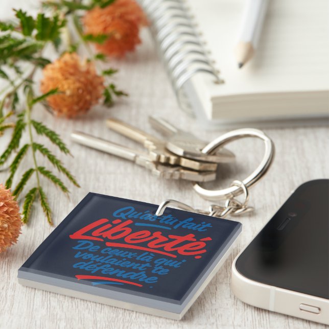 Liberté Keychain (Front Right)