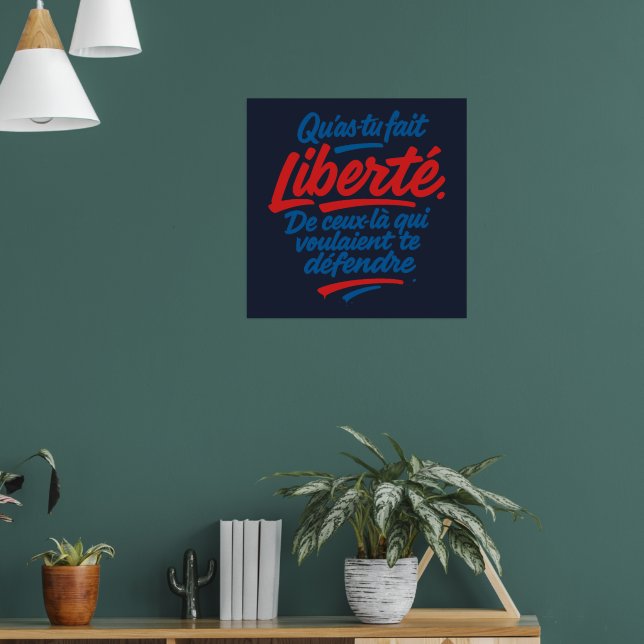 Liberté Poster (Living Room 1)