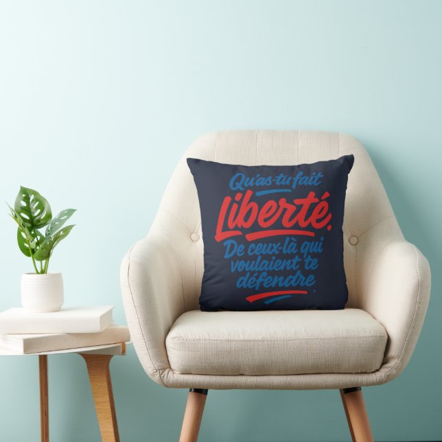 Liberté Throw Pillow (Chair)