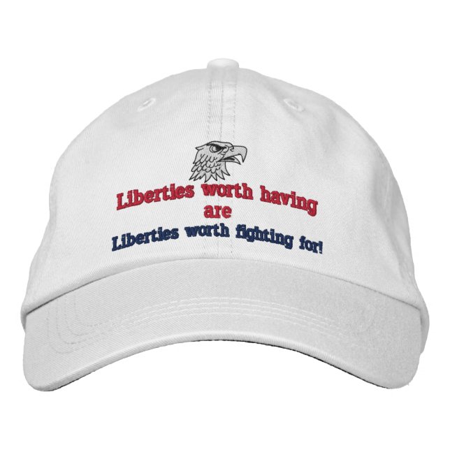 Liberties Embroidered Baseball Hat (Front)