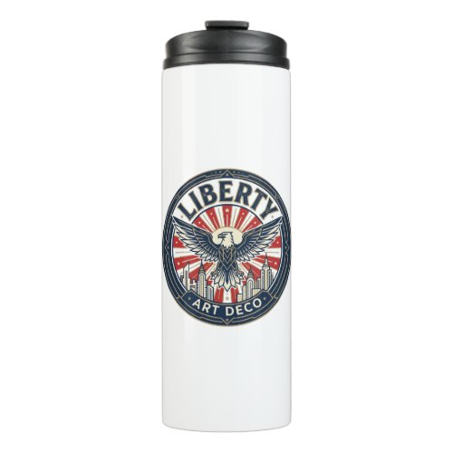 Liberty Adventure Patriotic Patriotic Pulp Book Co Thermal Tumbler